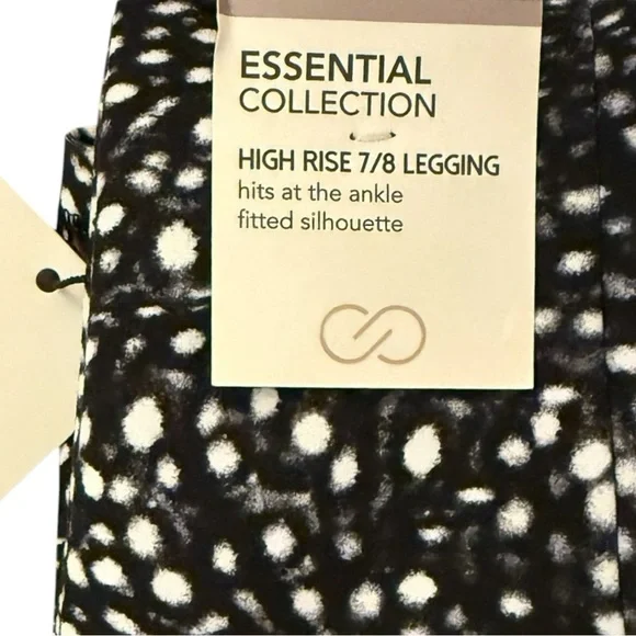 NWT CALIA Core Essential High Rise 7/8 Dot Leggings Size Medium M - Picture 8 of 8